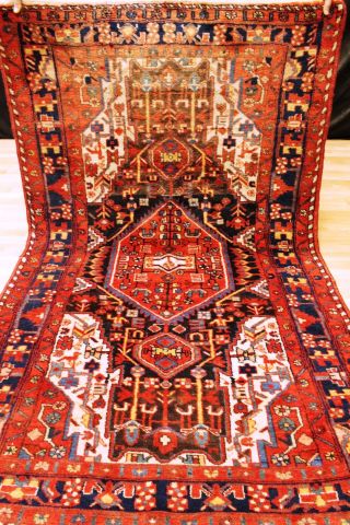 Antiker Alter Malayer Us Rug Kazak 220x130cm Teppich Tappeto Carpet 3474 Carpet Bild