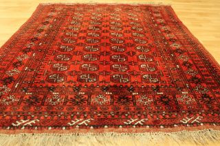 Alter Afghan Buchara 200x150cm Orient Teppich Carpet Tappeto Tapis Afghan 3364 Bild
