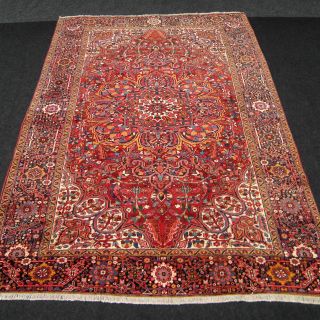 Orient Teppich Rot Beige 355 X 258 Cm Persertepich Red Oriental Carpet Rug Tapis Bild