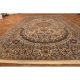 Königlicher Handgeknüpfter Perser Palast Teppich N@in Mit Seide 300x200cm Tapis Teppiche & Flachgewebe Bild 3