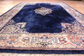 Handgeknüpfter Saruqh Mir Orient Top Nain Teppich Old Rug Carpet 280x185cm Bild