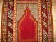 Antike Gebet - Teppich - Konia - Mudjur Ze.  Anatolien 19.  Jh W Olle Auf Wolle 140x93 Teppiche & Flachgewebe Bild 3