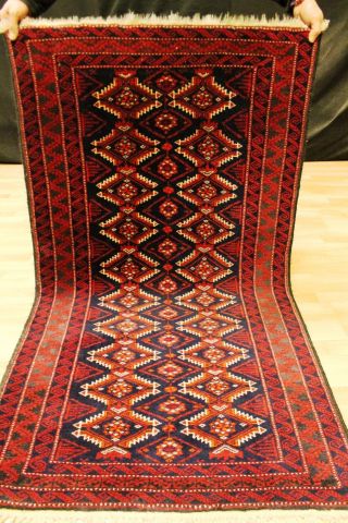 Alter Afghan Buchara 170x90cm Orient Teppich Carpet Tappeto Tapis Afghan 3373 Bild