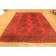 Antik Alt Handgeknüpfter Orientteppich Afghan Art Deco Tappeto Carpet 225x320cm Teppiche & Flachgewebe Bild 1