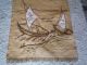 50/60jahre Wandbehang/teppich Bast Handarbeit Segelboot Maritim Vintage Teppiche & Flachgewebe Bild 1