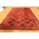 Antik Alt Handgeknüpfter Orientteppich Afghan Art Deco Tappeto Carpet 225x345cm Teppiche & Flachgewebe Bild 1