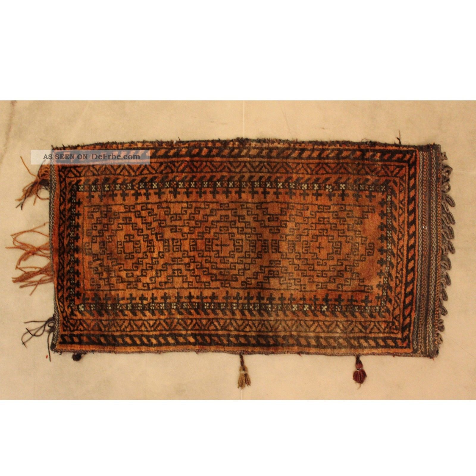 Antike Orientteppich Tasche Kameltasche Bezug,  Teppich Afghan Wolle / Carpet Teppiche & Flachgewebe Bild