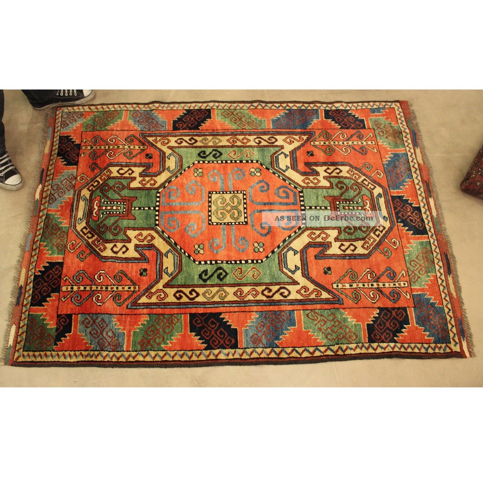 Antiker Teppich Tschapbaft Afghan 1,  62 X 1,  18 M Wolle Orientteppich Afghanistan Teppiche & Flachgewebe Bild