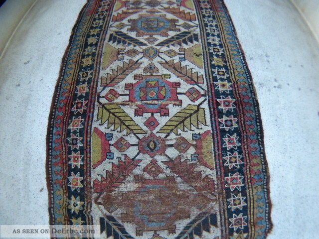 Antiker Kaukasiche Teppich Kasak - W/w - 19jh Maße - 320x118cm Teppiche & Flachgewebe Bild
