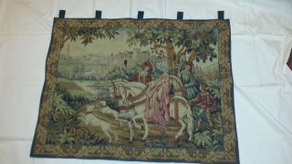 Wandteppich Gobelin The Royal Hunt Tapestry By Artist Marc Waymel 1984 119x95cm Bild