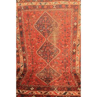 Antik Alter Handgeknüpfter Orientteppich Normaden Teppich Schirwan Kazak Tappeto Bild