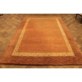 Wunderschöner Handgeknüpfter Orientteppich Gabbeh Tappeto Carpet Uni 200x300cm Bild