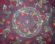 Wunderschönes Gesticktes Tuch Oder Tisch Deckchen Mit Schönen Muster Um 1900 Teppiche & Flachgewebe Bild 9