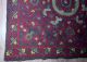 Wunderschönes Gesticktes Tuch Oder Tisch Deckchen Mit Schönen Muster Um 1900 Teppiche & Flachgewebe Bild 4