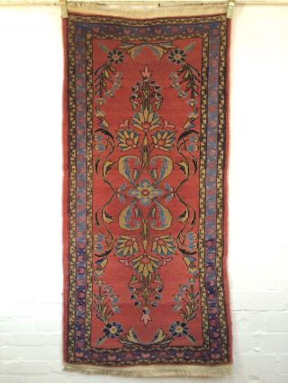 Orientteppich,  Teppich Antik Old Rug,  Tapis,  Tappeto,  Saroog 190x90 Bild