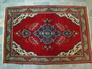 Orientteppich Perser HandgeknÜpft Carpet Rug Teppeto Tapis Echt 100x150 Cm - 2100 Bild
