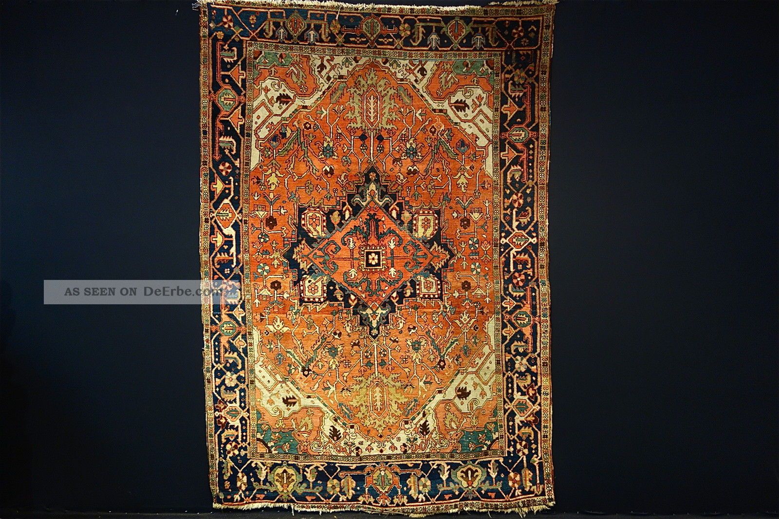 Antike Teppich - Old (heriz) Carpet Teppiche & Flachgewebe Bild