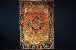 Antike Teppich - Old (heriz) Carpet Bild