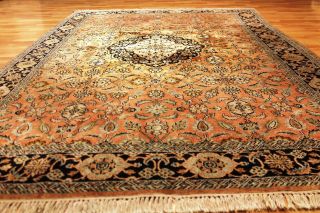 Schöner Feiner Kaschmir Seidenteppich 290x180cm Orient 3327 Carpet Rug Tappeto Bild