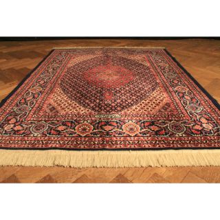 Prachtvoller Gewebter Perser Orient Teppich Mahi Seide 160x125cm Carpet Rug Bild