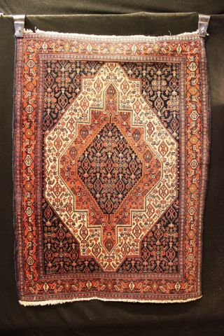 60 Jahre Antiker Senneh / Biedjar Kazak Teppich Old Rug Carpet 158x116cm Bild