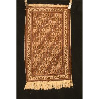 Antiker Alter Handgeknüpfter Perser Normaden Teppich Gabbeh Carpet 100x60cm Rug Bild