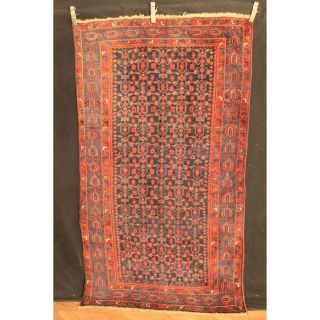 Antiker Alter Handgeknüpfter Perser Teppich Kurde Bid Unikat 130x230cm Top Bild
