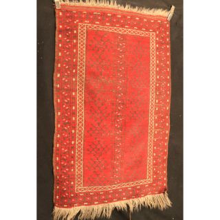 Antik Alter Handgeknüpfter Orientteppich Afghan Art Deco Teppich Carpet 160x100 Bild