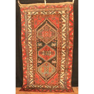 Schöner Antiker Handgeknüpfter Perser Teppich Kazak Kasak Kaukasus 135x235cm Bild