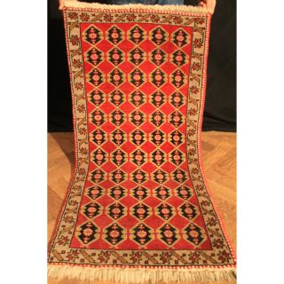 Feiner Handgeknüpfter Perser Orientteppich Anatol Kasak Kazak 140x70cm Carpet Bild