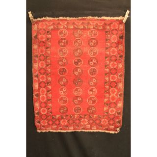 Antik Alter Handgeknüpfter Orientteppich Afghan Art Deco Teppich Carpet 125x105 Bild