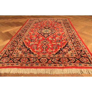 Edeler Handgeknüpfter Orientteppich Blumen Teppich 160x100cm Tappeto Carpet Rug Bild