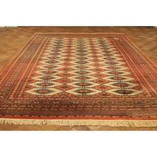 Alter Handgeknüpfter Orientteppich Buchara Jomut 320x220cm Tappeto Carpet Rug Bild