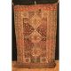 Antik Um 1890 Handgeknüpfter Orient Perser Teppich Normaden Teppich Carpet Rug Teppiche & Flachgewebe Bild 1