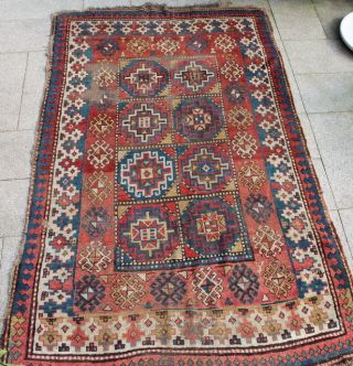 Kaukasischer Teppich Antik 18.  - 19.  Jahrhundert 220x140 Bild