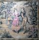 Alter Wandteppich Tapisserie Gobelin Wolle Frankreich 19.  Jahrhunderts Teppiche & Flachgewebe Bild 1