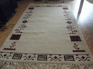 Berber Teppich,  Handgeknüpft,  1.  Wahl,  180x120 Cm,  100 Schurwolle,  Neuzustand Bild