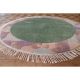 Wunderschöner Dekorativer Handgeknüpfter Runder Orientteppich Nepal 200cm Top Teppiche & Flachgewebe Bild 3