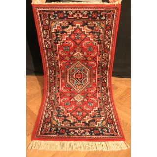 Wunderschöner Handgeknüpfter Orient Perser Teppich Herati Carpet 145x70cm Rug Bild