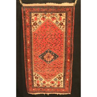 Alter Handgeknüpfter Perser Orient Malaya Kurde Dorf Teppich 105x190cm Tapis Rug Bild