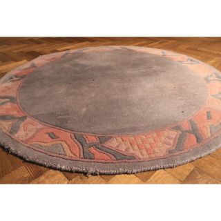 Schöner Handgeknüpfter Orientteppich Nepal Rund 155cm Tappeto Carpet Rug Tapis Bild