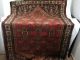 Antiker Orient Teppich,  Orientteppich,  Handgeknüpft,  Ca.  197x128cm,  Persien,  Rot Teppiche & Flachgewebe Bild 1