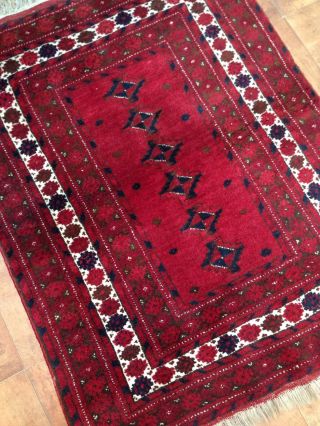 Orientteppich,  Teppich Alt,  Old Rug,  Afghan 115x90 Bild