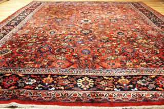 80 Jahre Antiker Alter Saruq - Mahal Orient Teppich Rug Mahal Carpet Heriz Kazak Bild