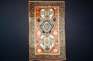 Antike Teppich - Old (kaukasus) Carpet Bild