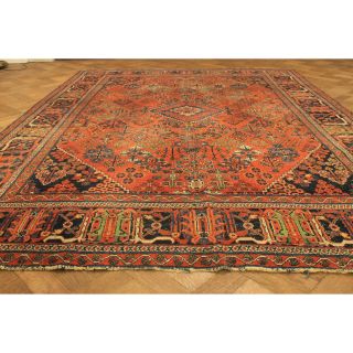 Antik Alter Handgeknüpfter Perser Orientteppich Blumenteppich Carpet 330x230cm Bild