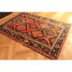 Alter Handgeknüpfter Orientteppich Kazak Kaukase Teppich 215x150cm Old Rug Tapis Teppiche & Flachgewebe Bild 4