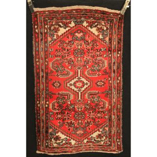 Alter Handgeknüpfter Perser Orientteppich Malaya Kurde Teppich 72x120cm Carpet Bild