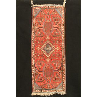Antik Schöner Alter Handgeknüpfter Orient Teppich Originaler Mey Mey 160x60cm Bild