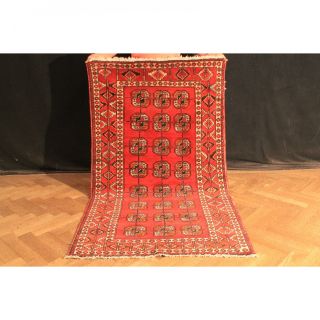 Wunderschöner Antik Alter Art Deco Afghan Handgeknüpft 195x110cm Carpet Tappeto Bild